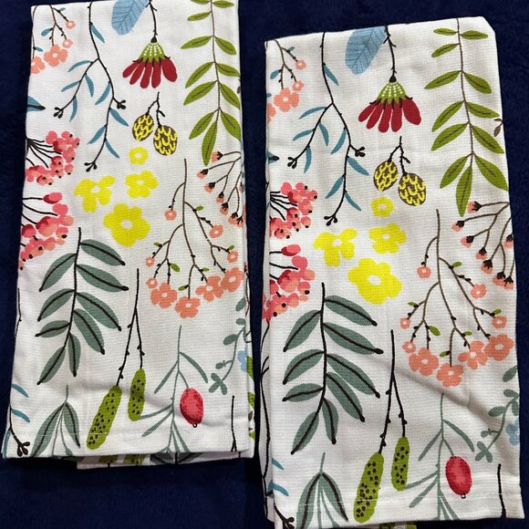 Mainstays Meadow Floral Kitchen Towels & Potholders - Picture 3 of 4